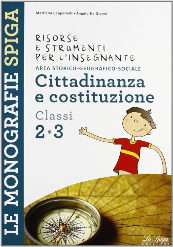 Copertina di Monografie cittadinanza e Costituzione 2/3, La Spiga