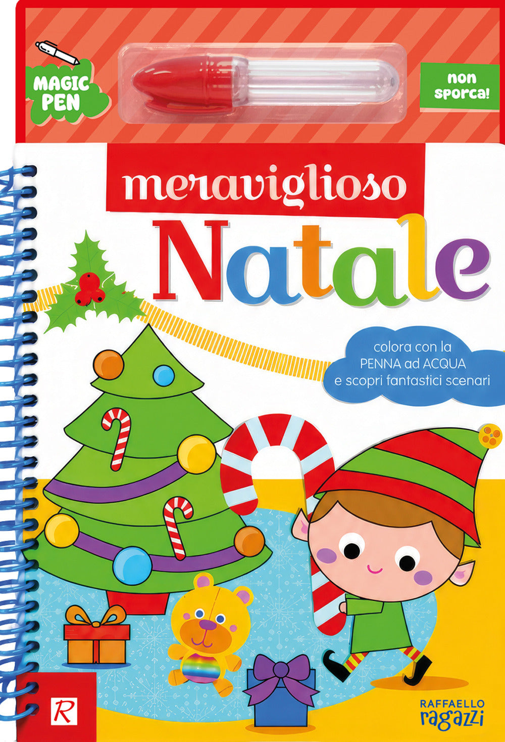 Meraviglioso Natale - Magic pen con pennarello ad acqua - Raffaello Ragazzi