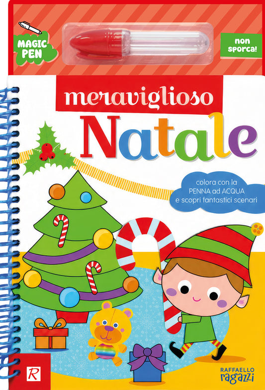 Meraviglioso Natale - Magic pen con pennarello ad acqua - Raffaello Ragazzi