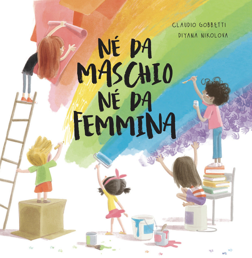 Copertina dell'albo illustrato sugli stereotipi di genere di Claudio Gobbetti, editore Pane e Sale