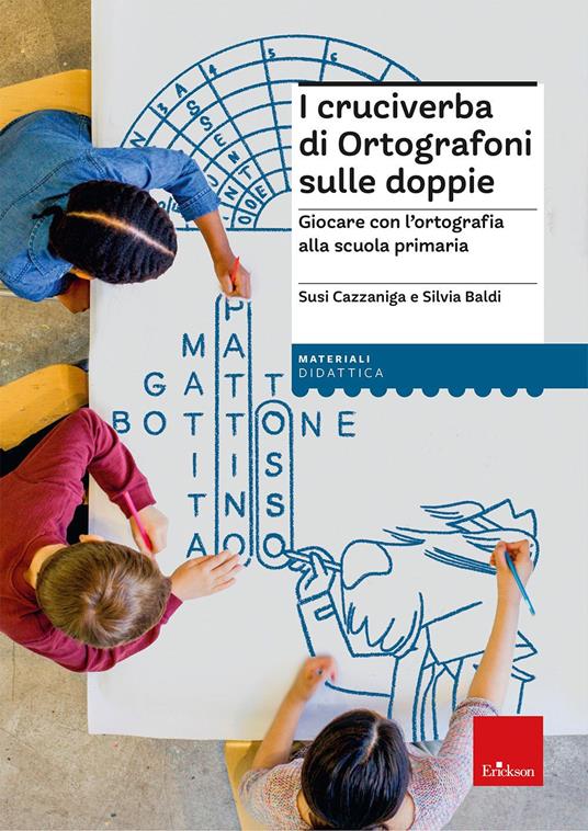Copertina di I cruciverba di Ortografoni sulle doppie di Susi Cazzaniga e Silvia Baldi - Erickson