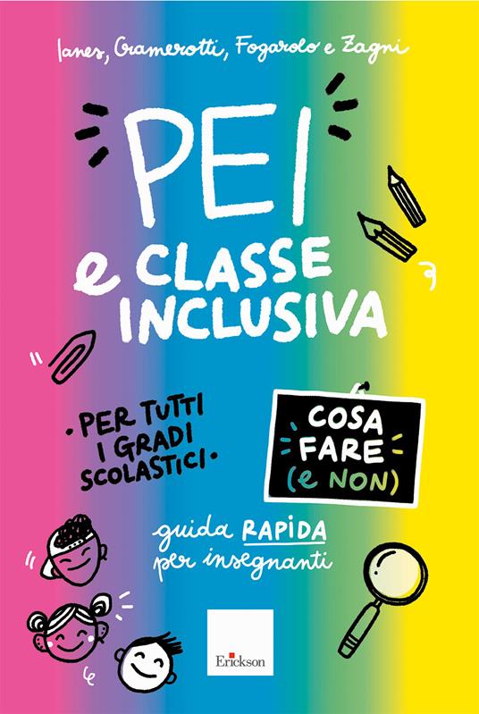 Copertina di PEI e classe inclusiva di Dario Ianes, Sofia Cramerotti e Flavio Fogarolo - Erickson