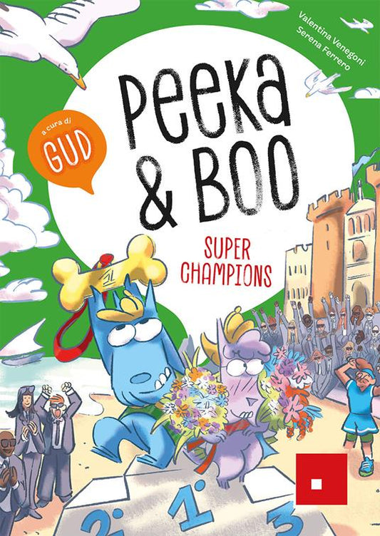 Copertina di Peeka & Boo Super Champions - Erickson, l'inglese a fumetti per bambini