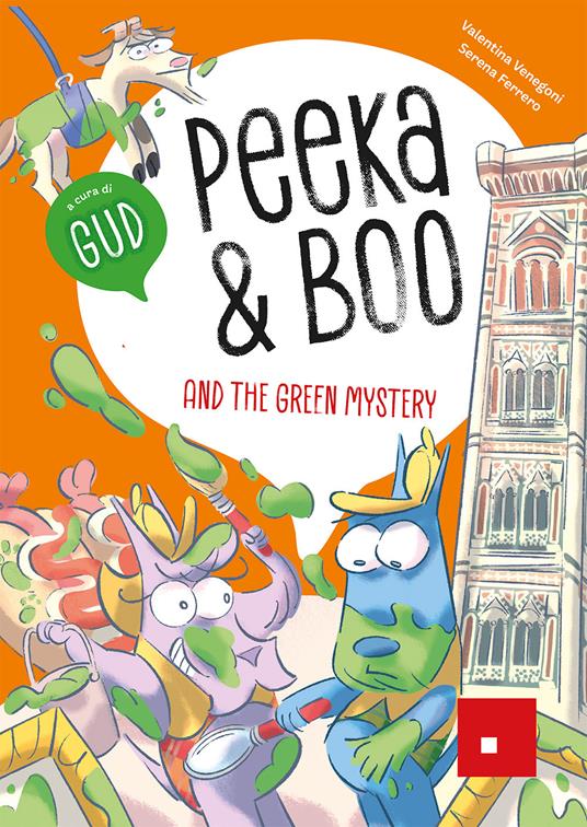 Copertina di Peeka & Boo and the Green Mystery - Erickson, l'inglese a fumetti per bambini