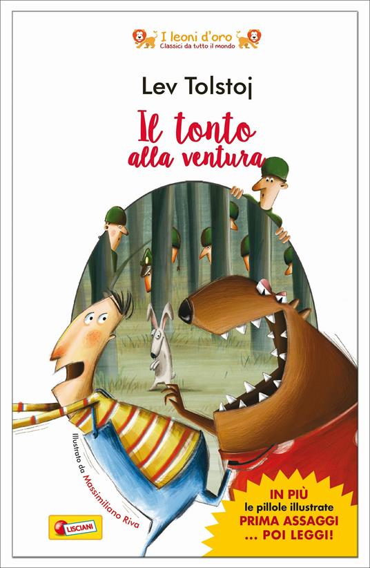 Copertina del libro Il tonto alla ventura di Lev Tolstoj, Liscianigiochi