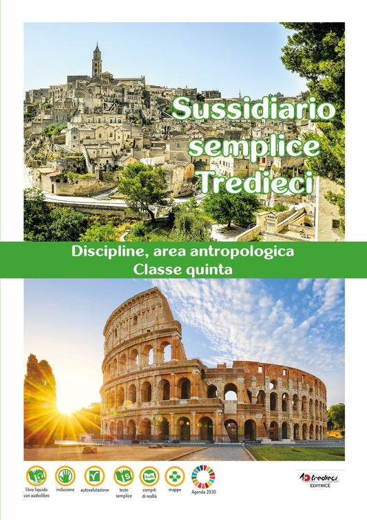Sussidiario semplice Tredieci 5, discipline area antropologica, Tredieci