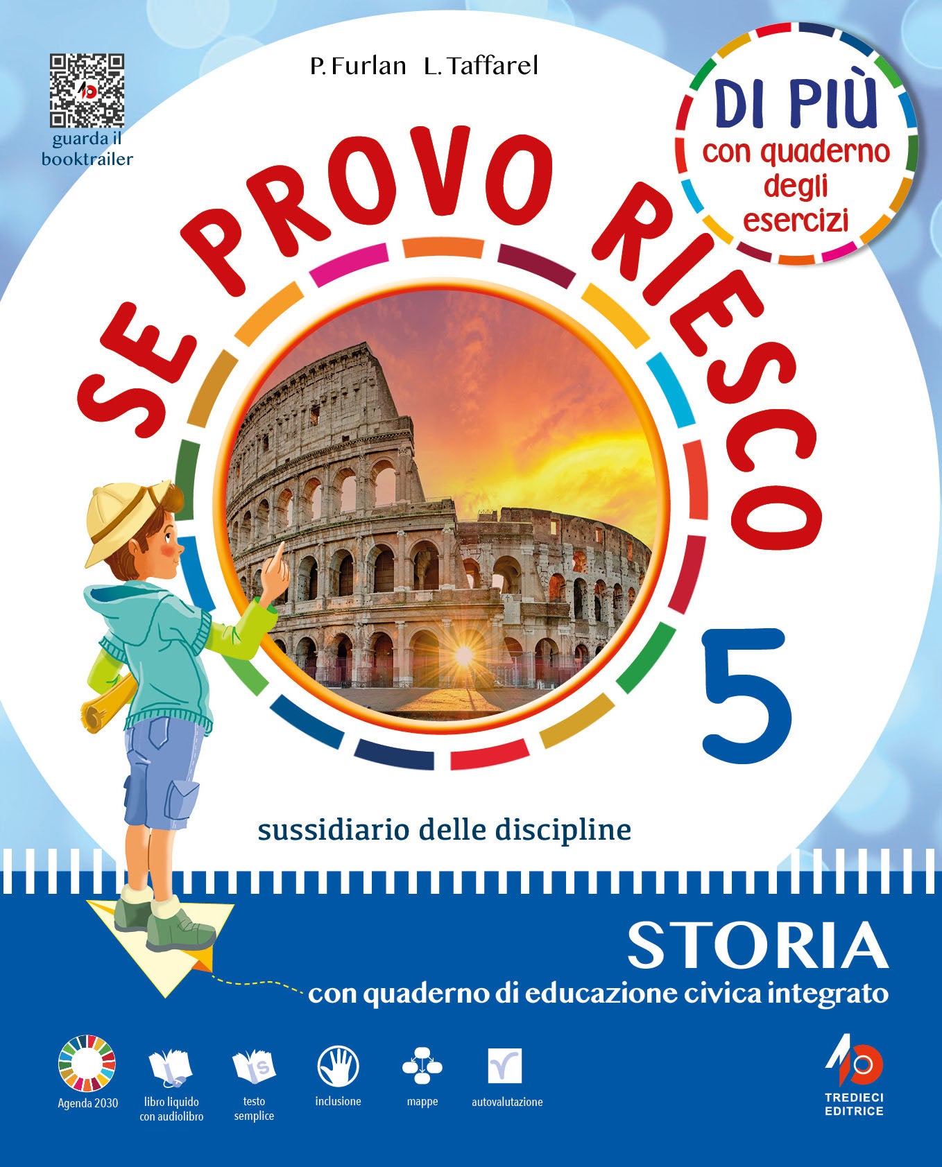 Se provo riesco di più – Sussidiario delle discipline 5 area antropologica - copertina