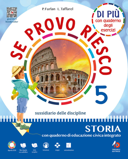 Se provo riesco di più – Sussidiario delle discipline 5 area antropologica - copertina