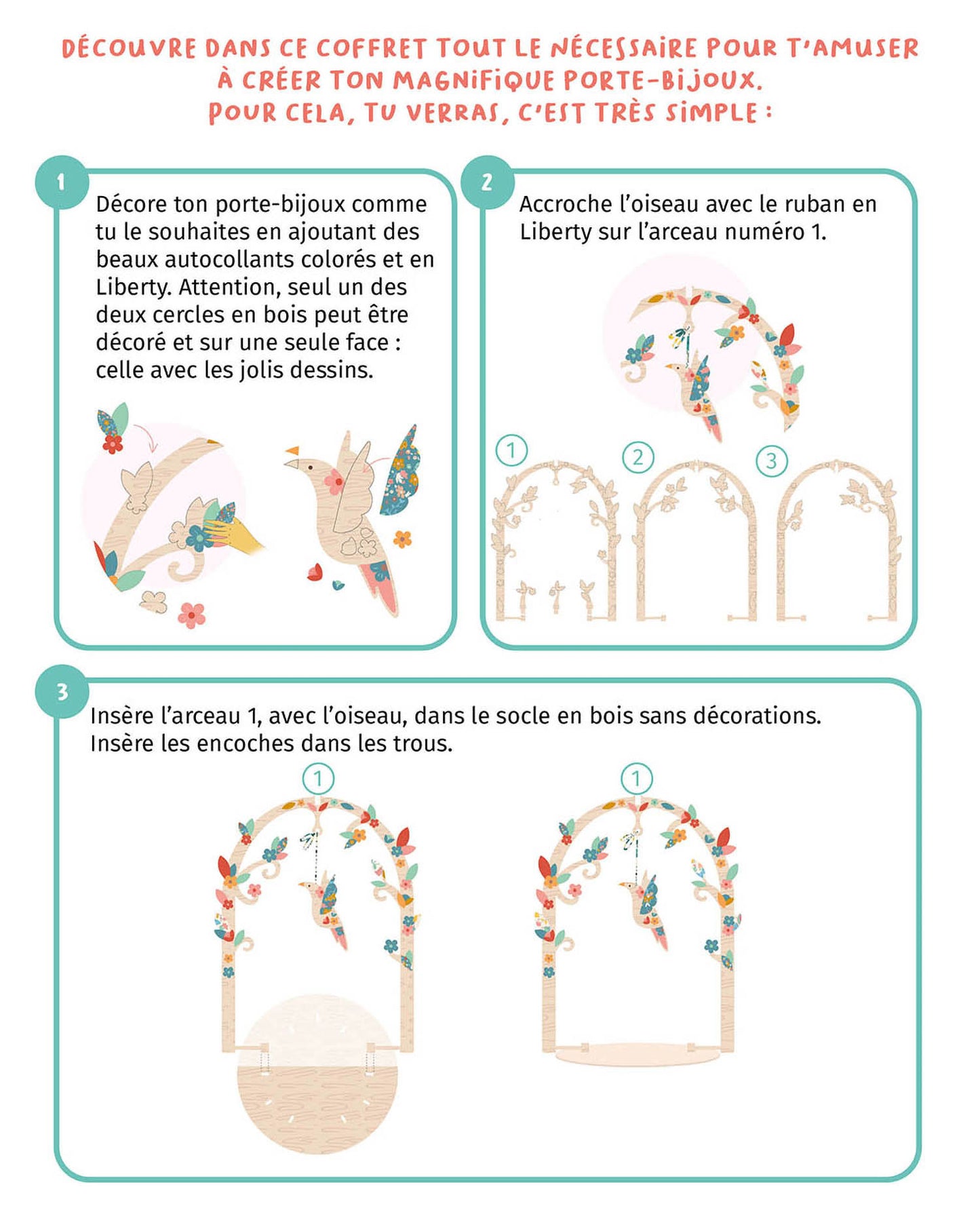 La mia scatola d'artista - Il mio grazioso portagioie in legno - Centroscuola