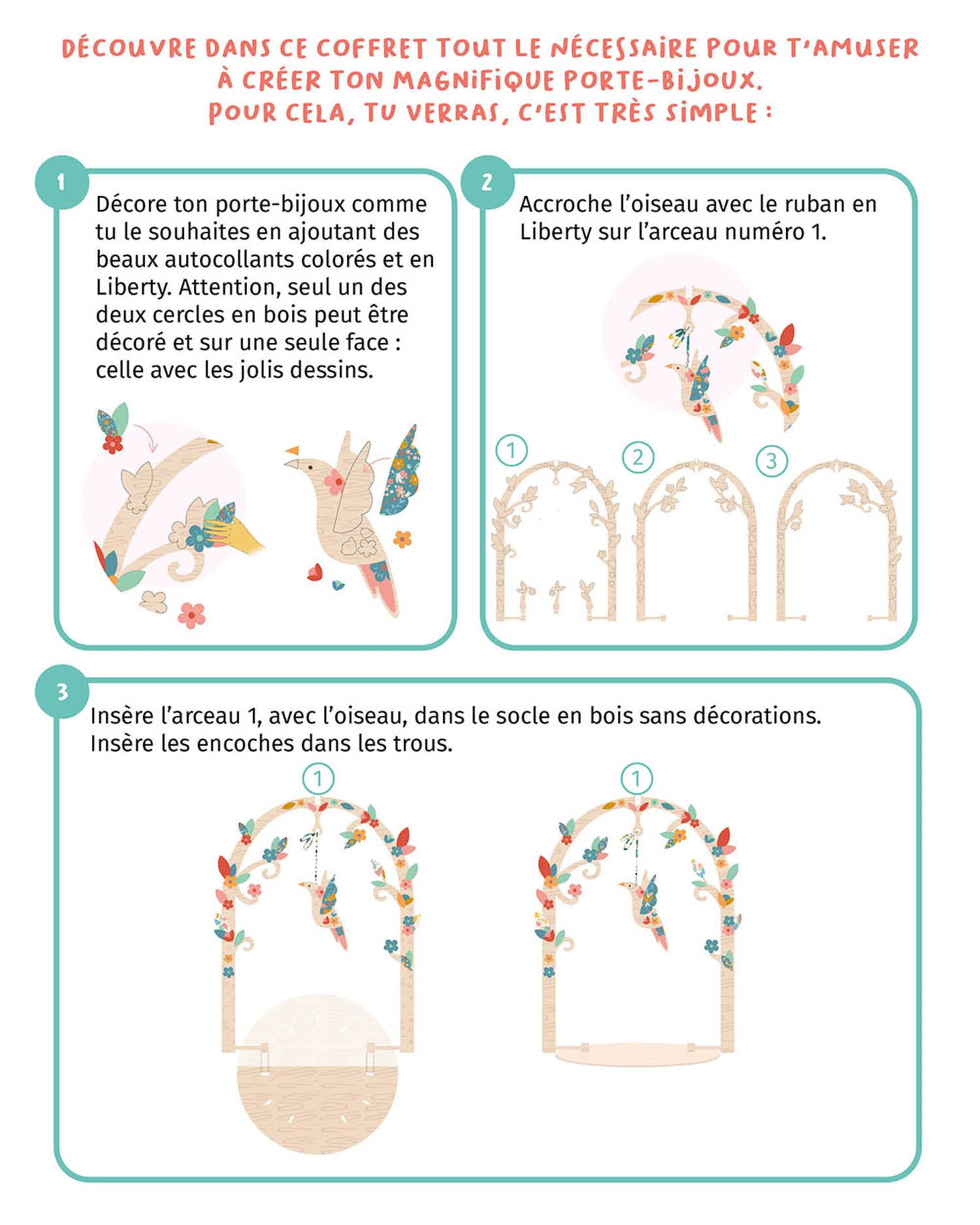 La mia scatola d'artista - Il mio grazioso portagioie in legno - Centroscuola