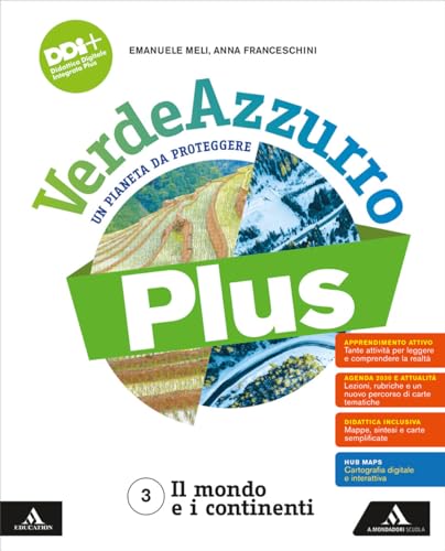 Verdeazzurro Plus Vol 3 - Arnoldo Mondadori Scuola - usato