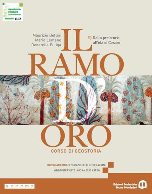 Il Ramo d'Oro - Corso di geostoria, Vol. 1 - Bruno Mondadori, copertina libro usato