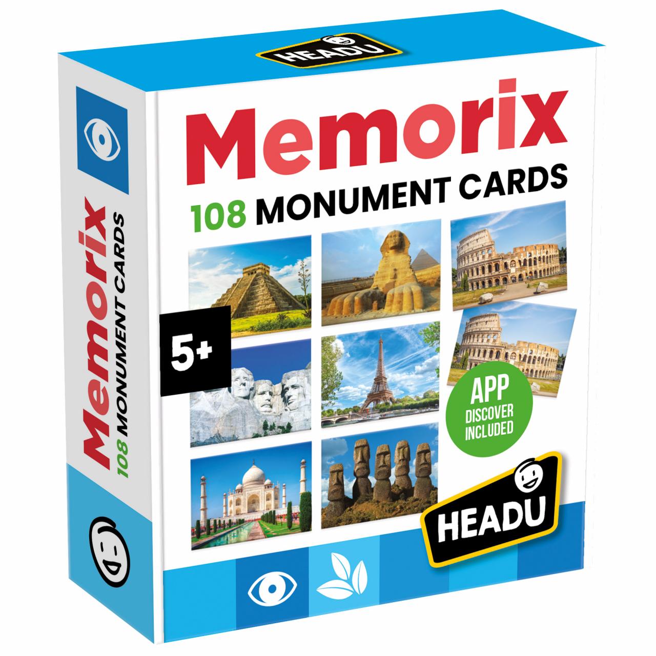 Memorix 108 Monument Cards - Headu
