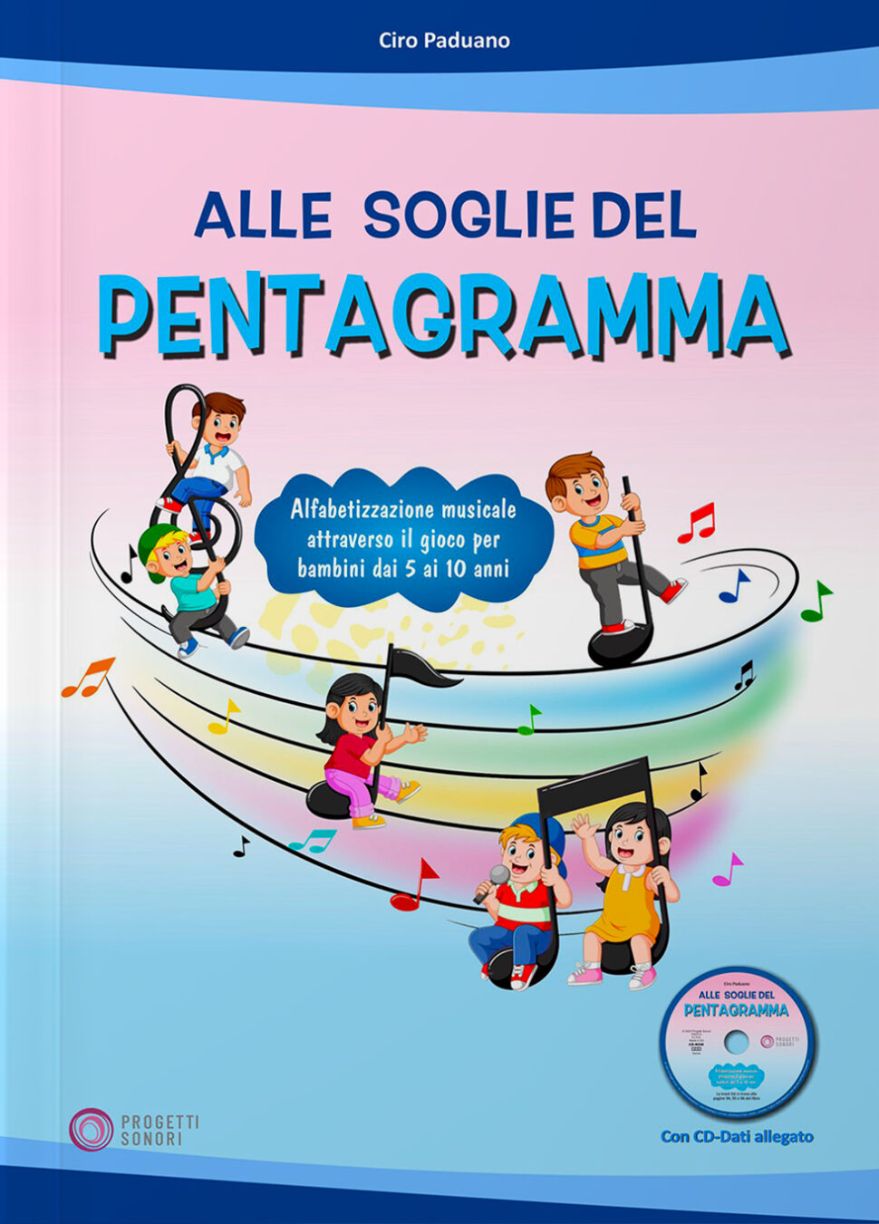 Copertina di Alle soglie del pentagramma, di Ciro Paduano - Progetti Sonori