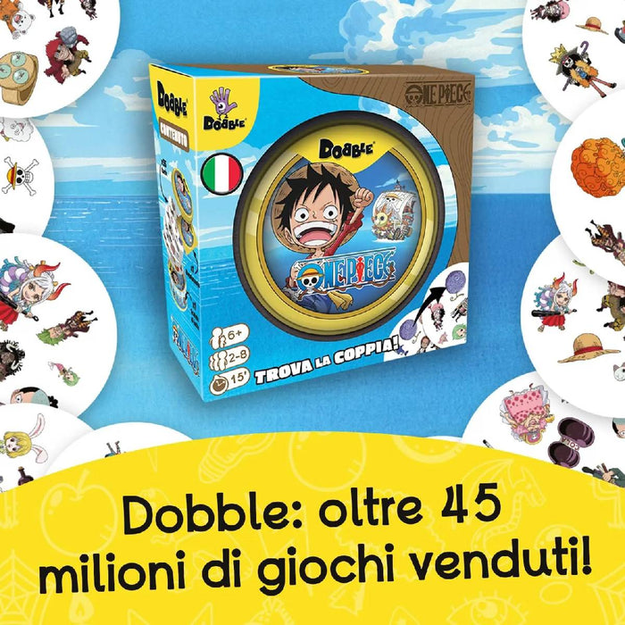 Dobble One Piece - Asmodee - scatola metallica portatile