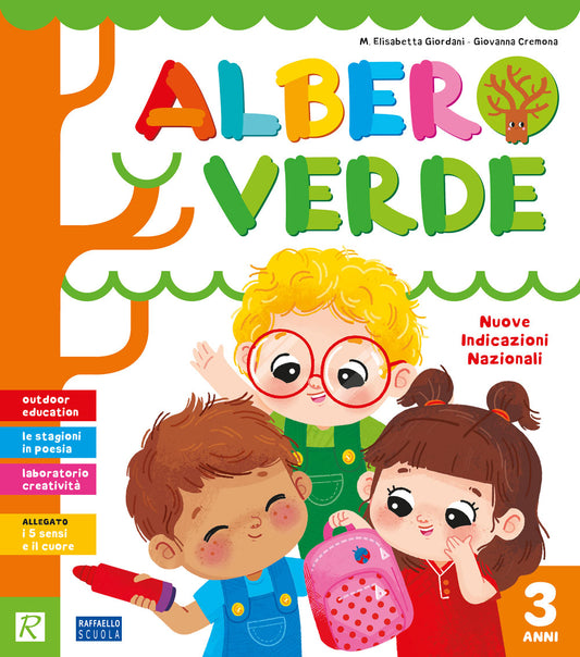 Albero Verde 3 anni, quaderno operativo scuola dell'infanzia Raffaello