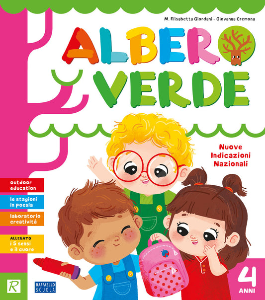 Albero Verde 4 anni, quaderno operativo scuola dell'infanzia Raffaello