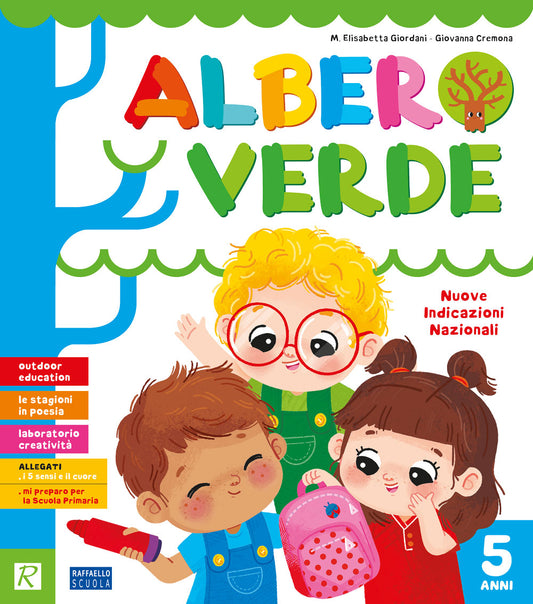 Albero Verde 5 anni, quaderno operativo scuola dell'infanzia Raffaello