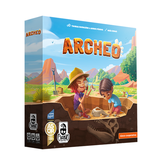 Archeo - scatola gioco da tavolo cooperativo Cranio Creations