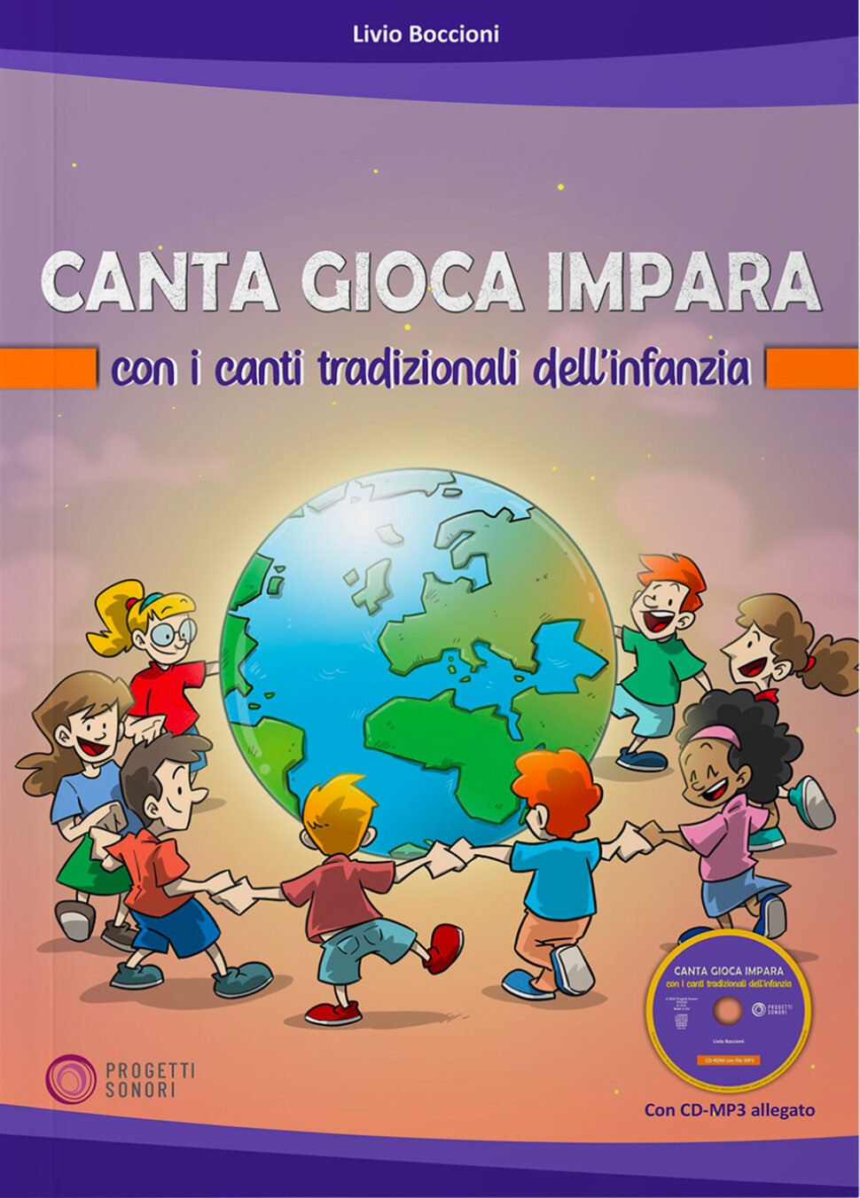 Copertina di Canta gioca impara, di Livio Boccioni - Progetti Sonori