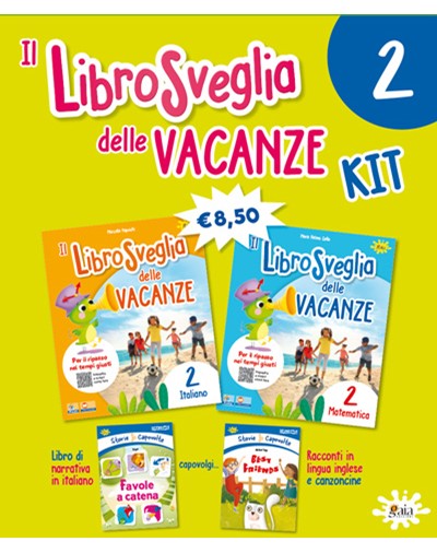 Il libro sveglia delle vacanze - kit ita + mate + narrativa 2 - Centroscuola