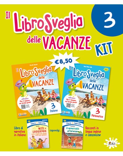 Il libro sveglia delle vacanze - kit ita + mate + narrativa 3 - Centroscuola