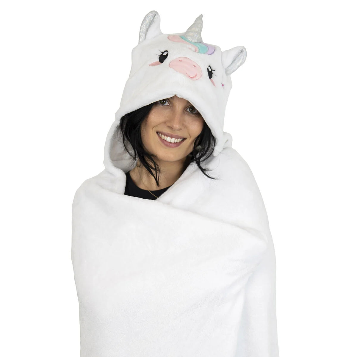 Coperta con Cappuccio Legami Unicorn - Cosy Hugs - Centroscuola