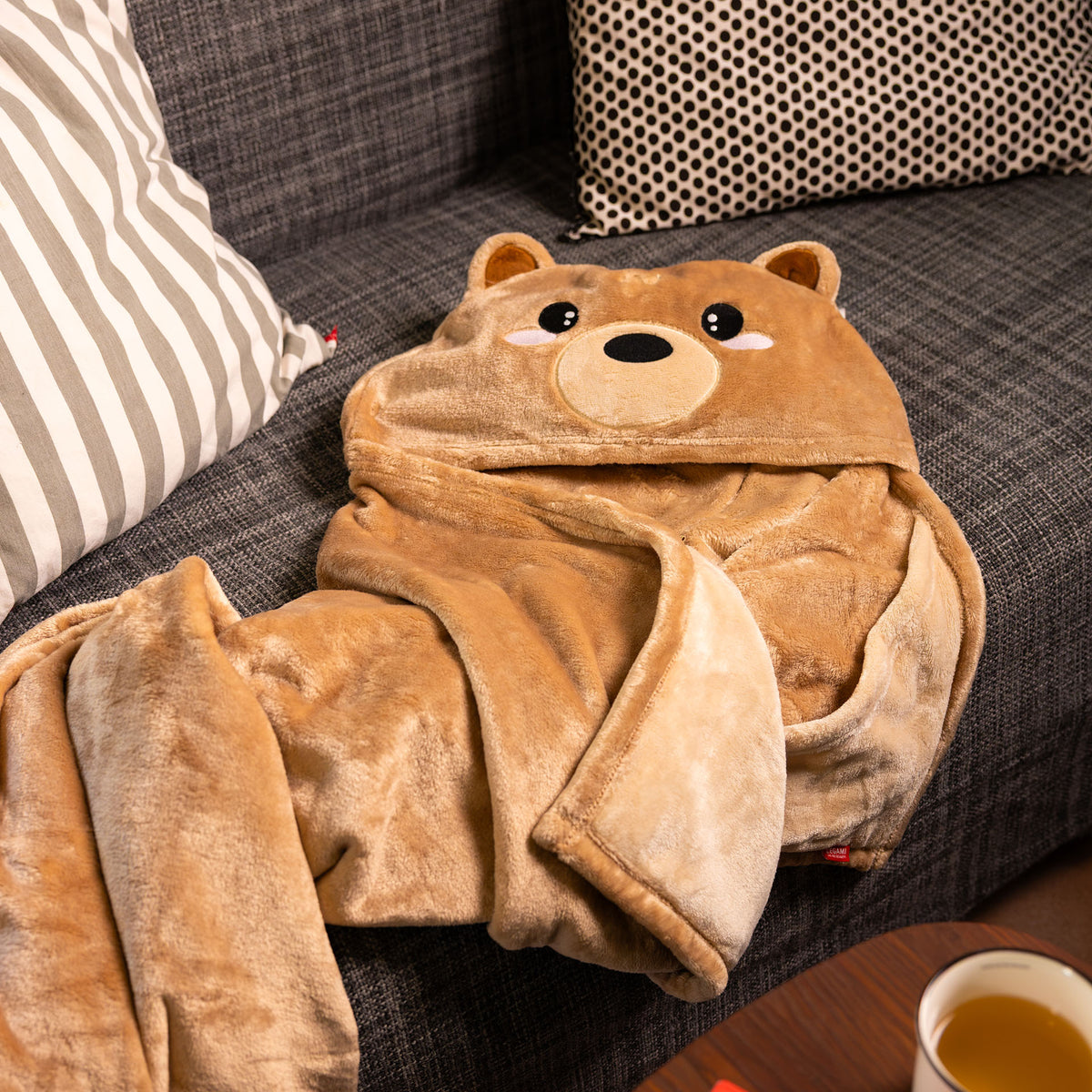 Coperta con cappuccio Legami Teddy Bear - Cosy Hugs