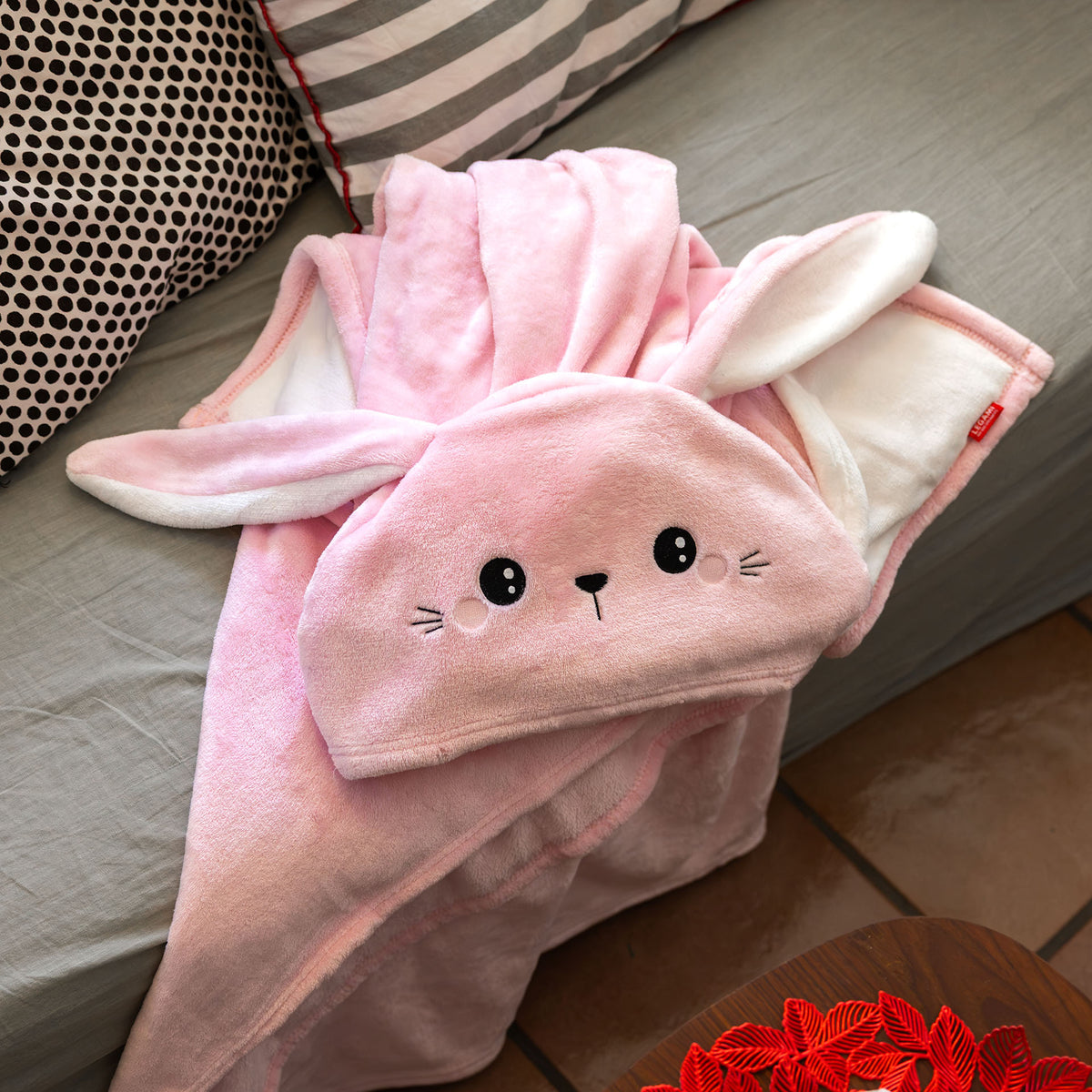 Coperta con cappuccio Legami Bunny - Cosy Hugs