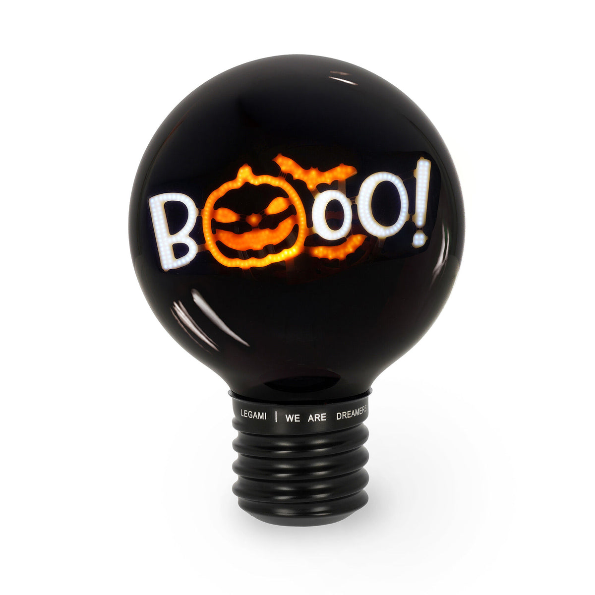 Lampada decorativa lampadina Pumpkin Booo Halloween Legami
