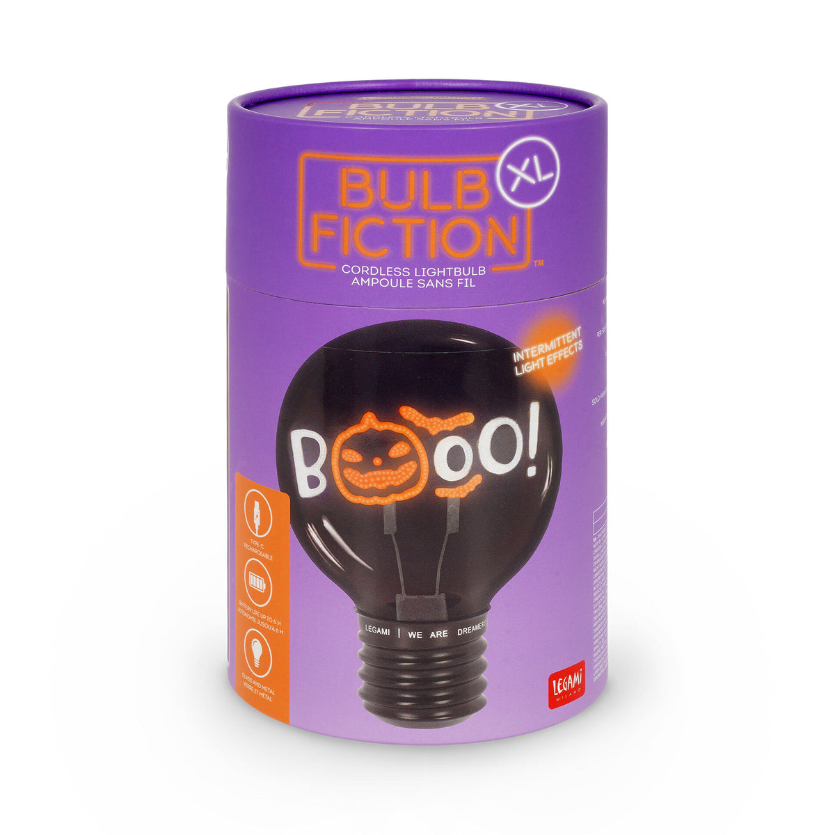 Lampada decorativa lampadina Pumpkin Booo Halloween Legami
