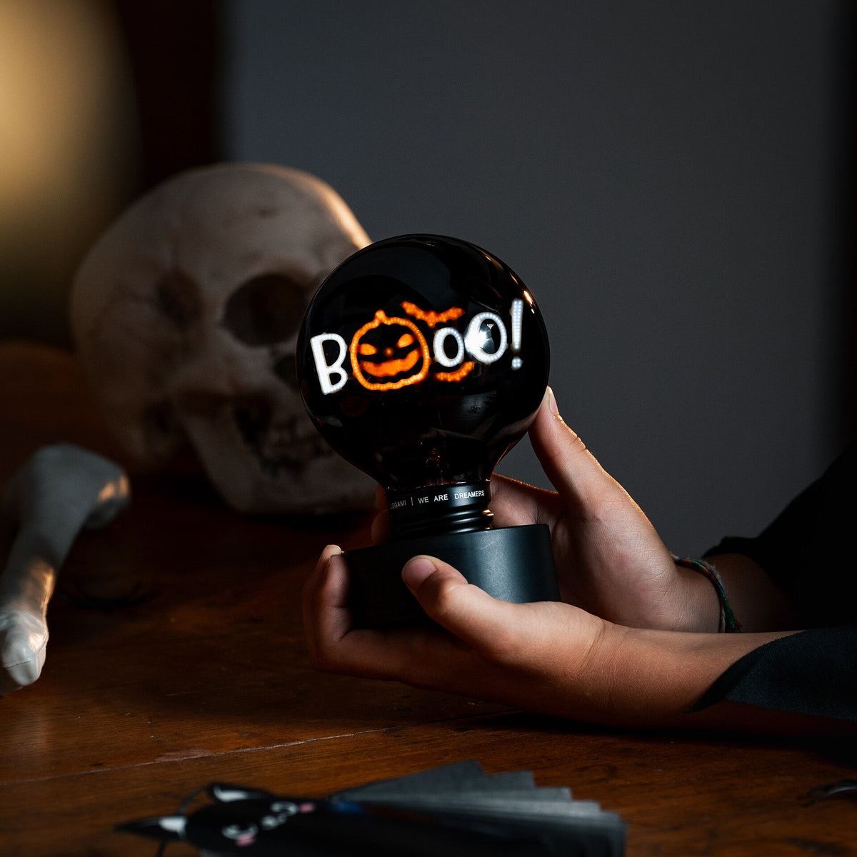 Lampada decorativa lampadina Pumpkin Booo Halloween Legami