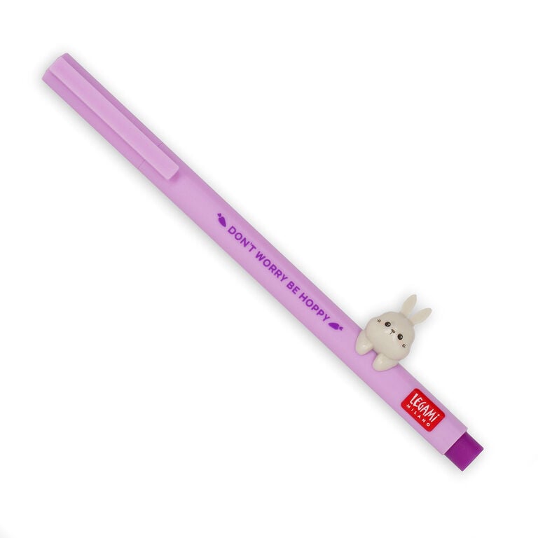 Penna Gel Lovely Friends Bunny Legami inchiostro viola