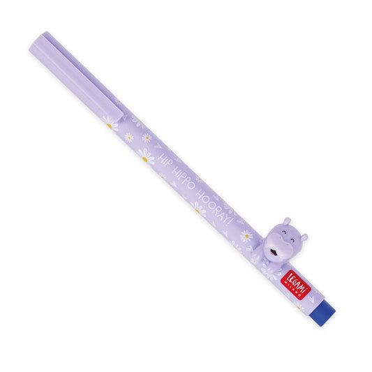 Penna Gel Lovely Friends Hippo Legami inchiostro blu
