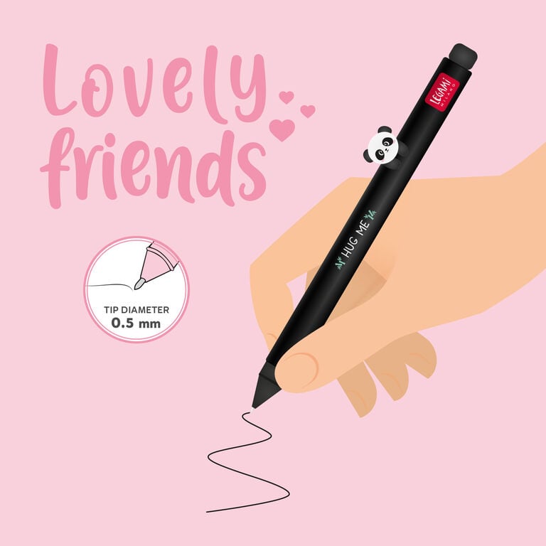 Penna Gel Lovely Friends Panda Legami - vista 3