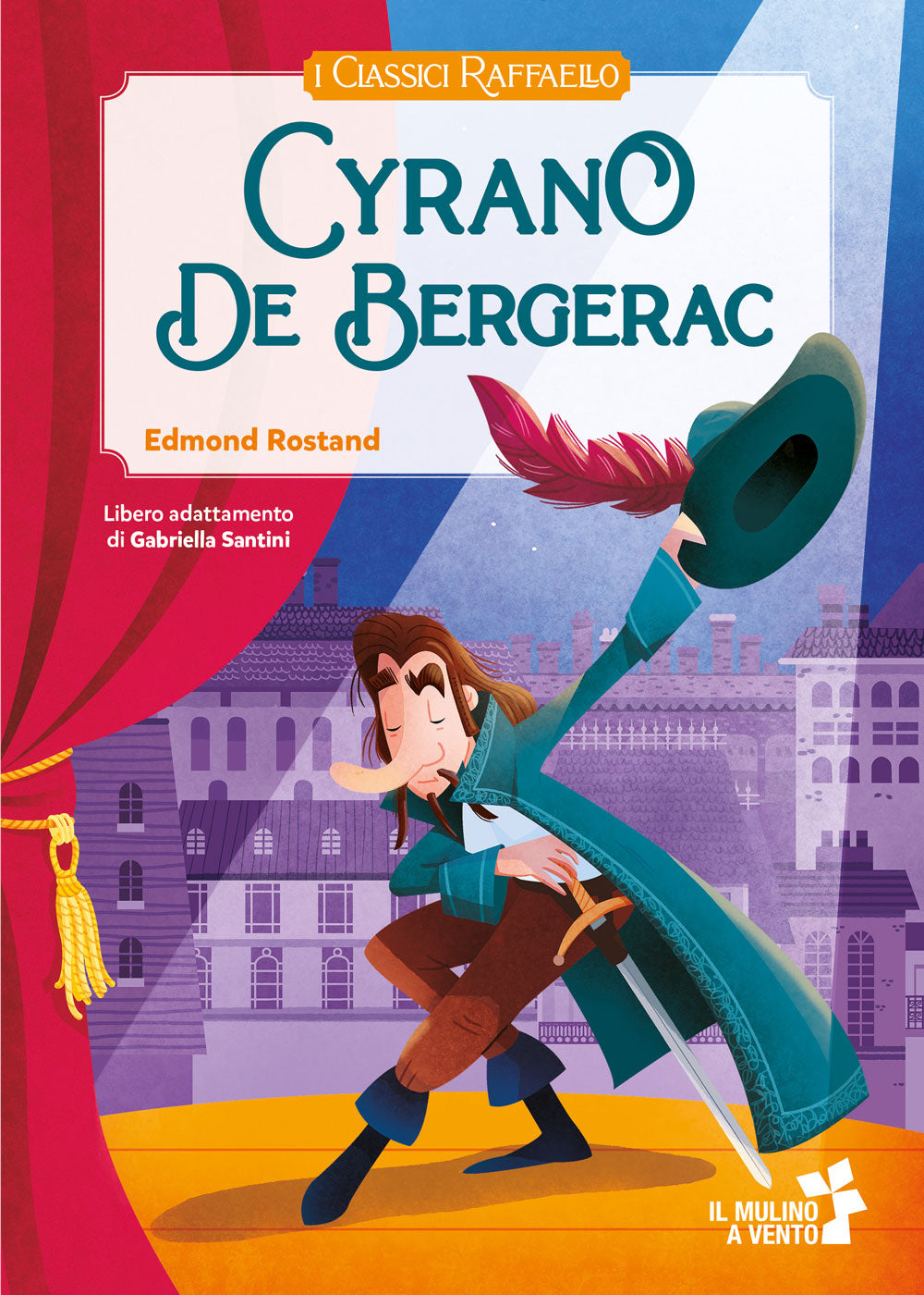 Cyrano de Bergerac - Edmond Rostand - Raffaello Editrice, copertina