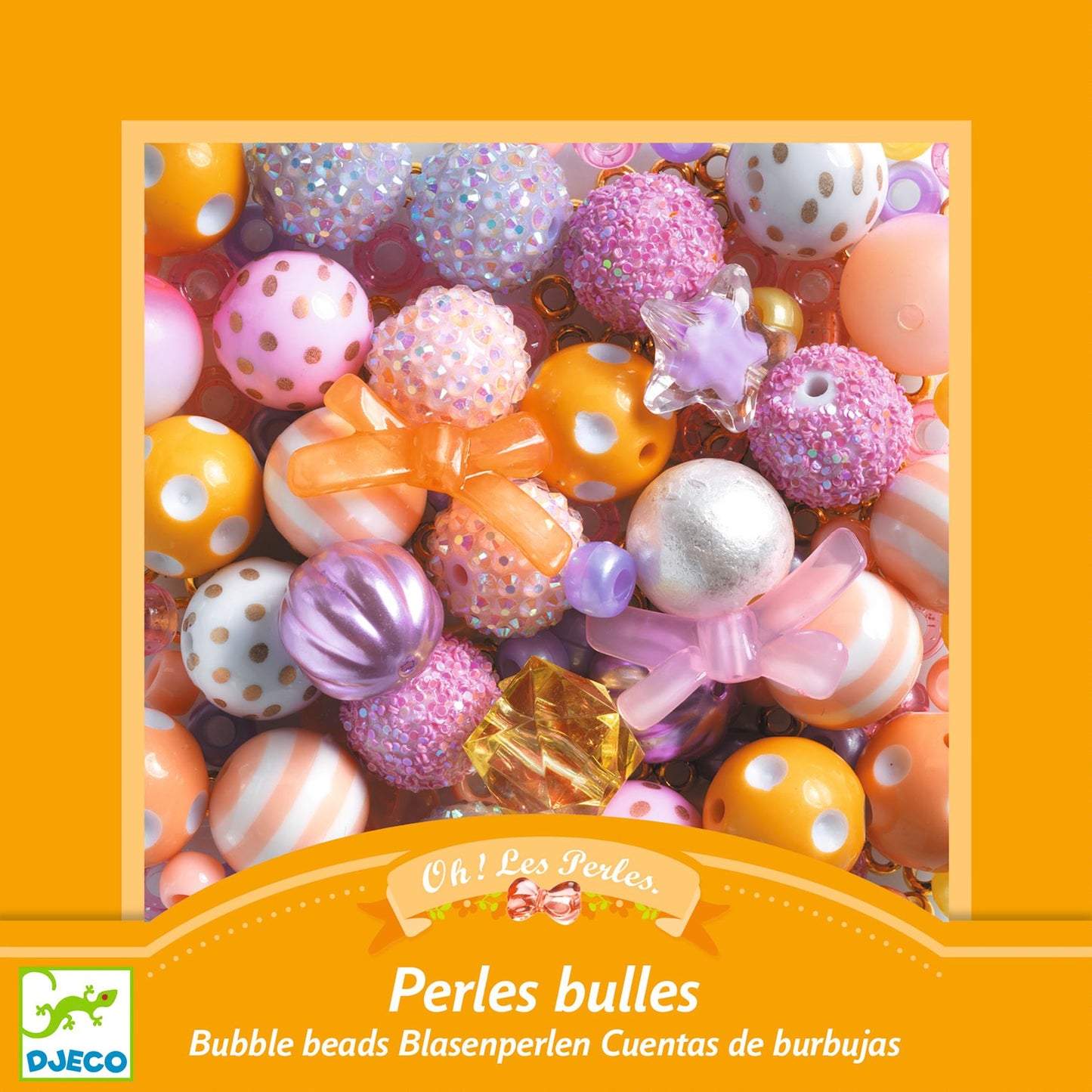 Perline Bubble oro - 200 pezzi