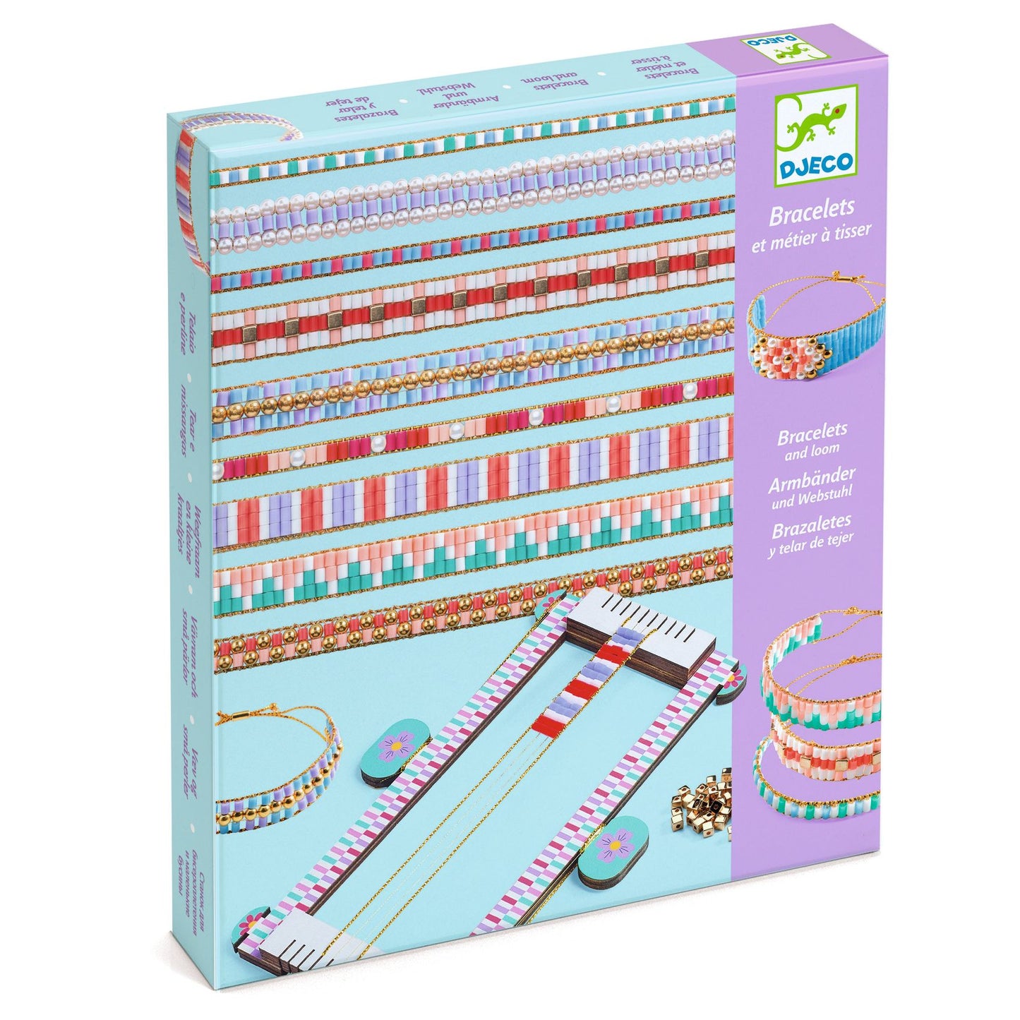 Perline con telaio Djeco - kit creazione braccialetti