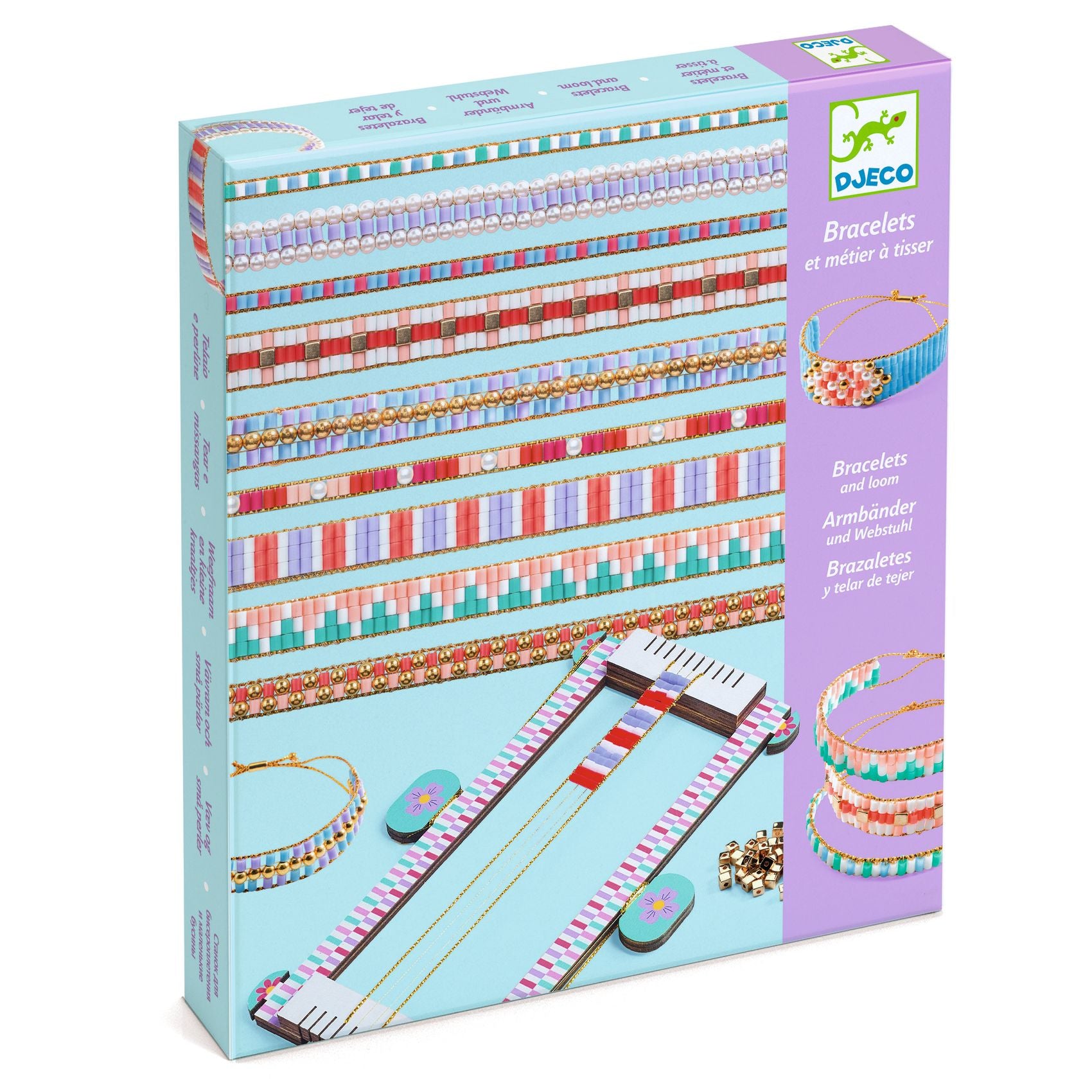 Perline con telaio Djeco - kit creazione braccialetti