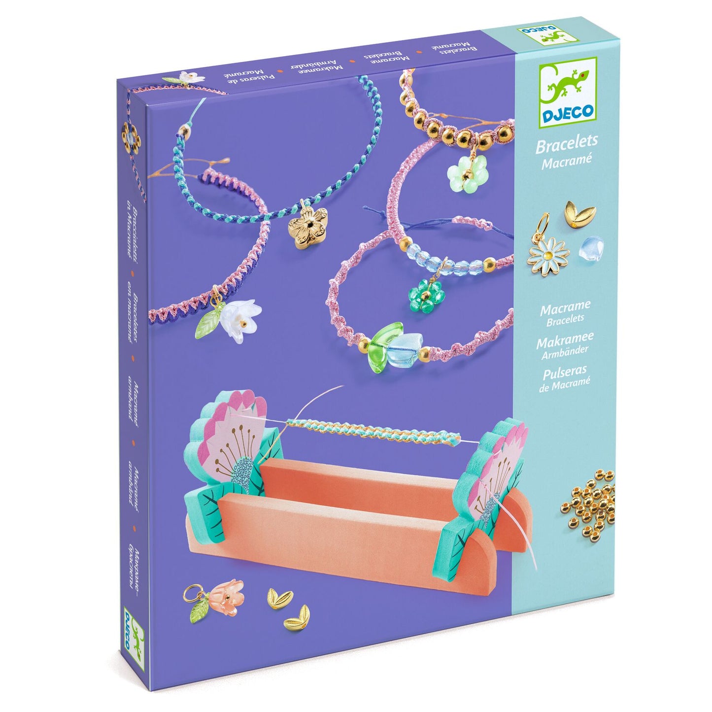 Bracciali Macramè Djeco Blu - confezione