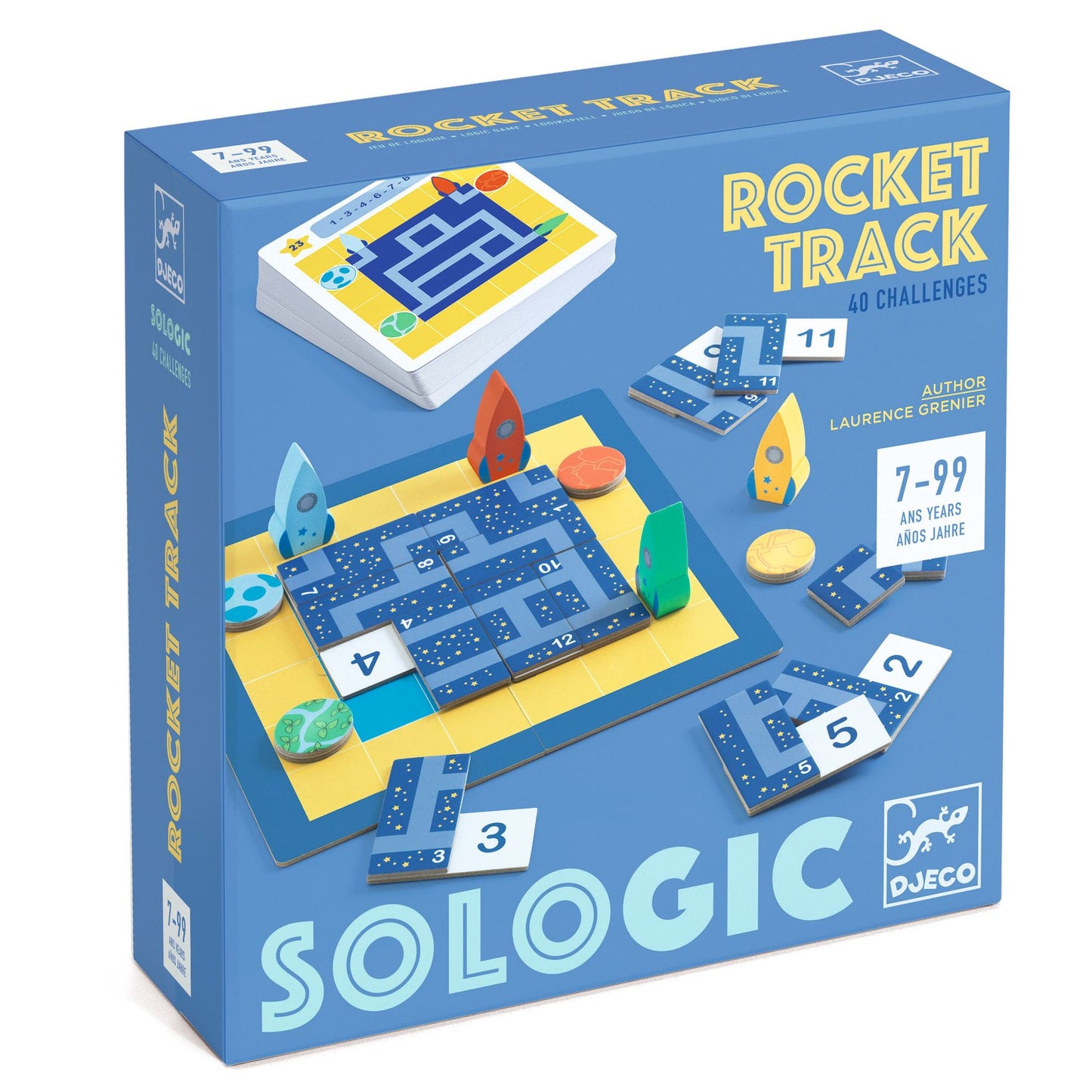 Rocket Track Djeco Sologic - confezione