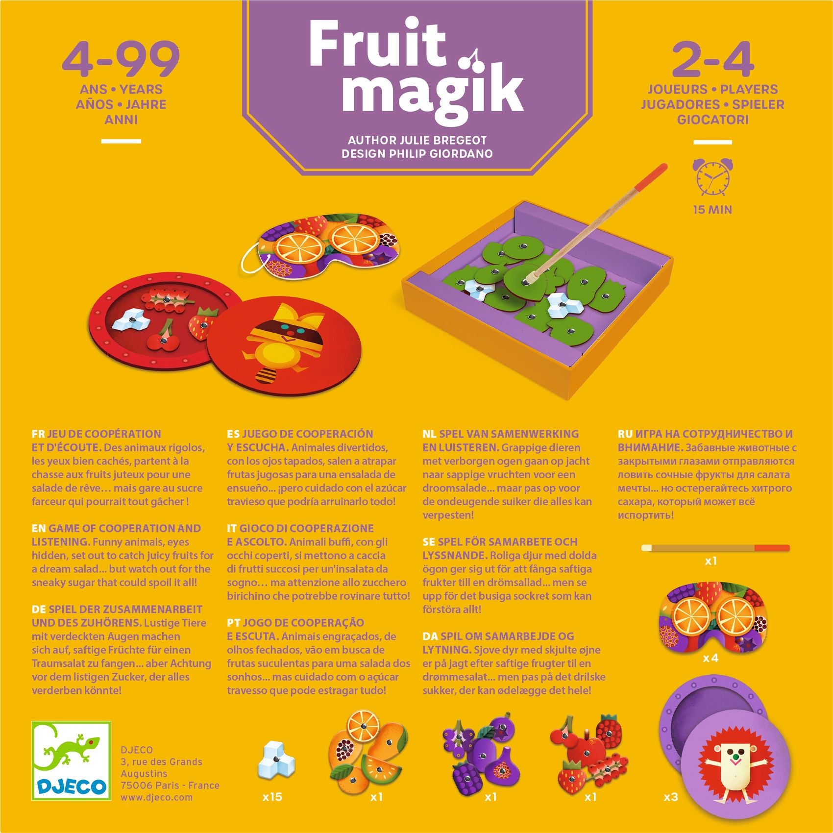 Fruit Magik Djeco - retro confezione