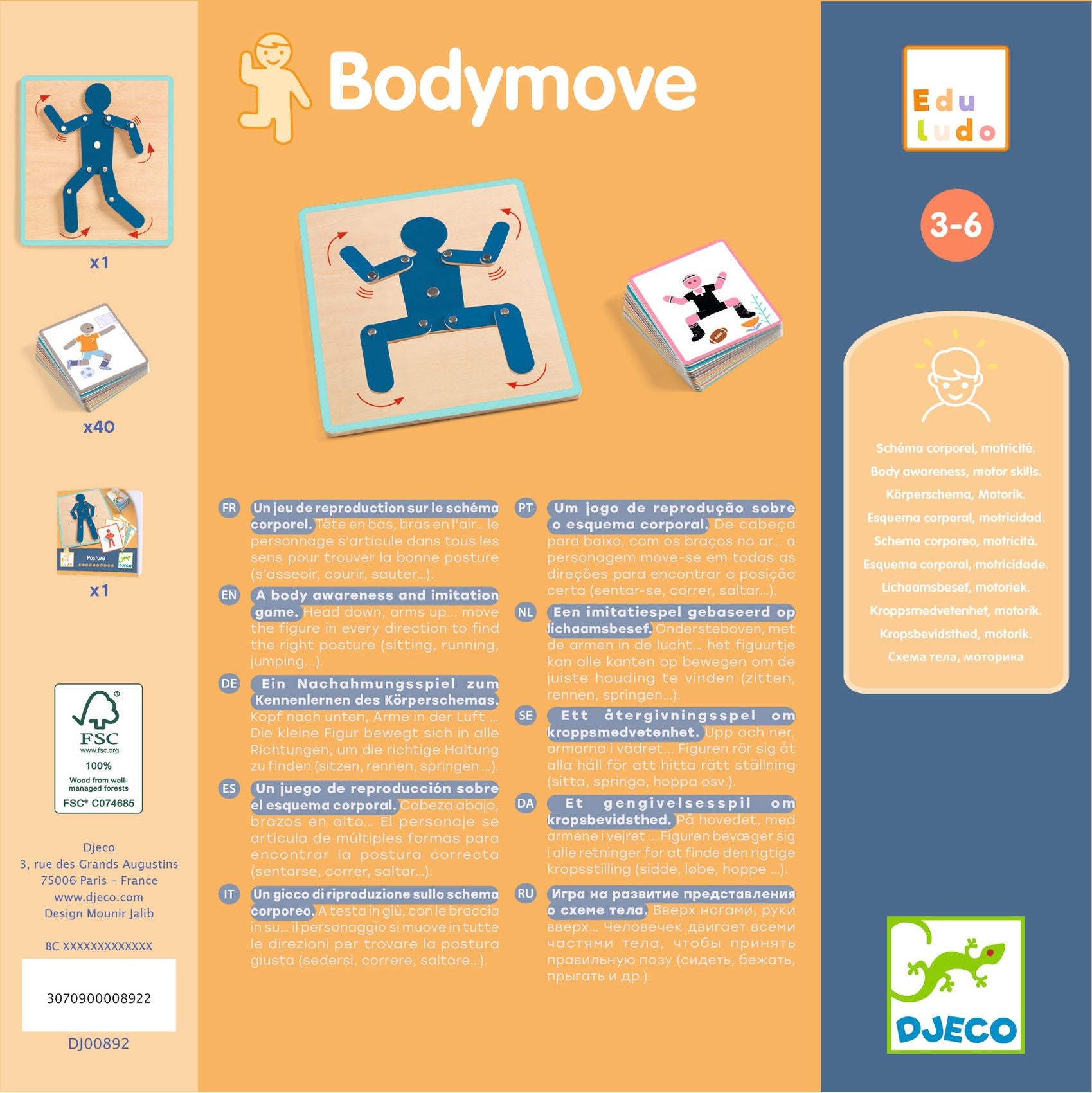 Eduludo Bodymove - retro confezione