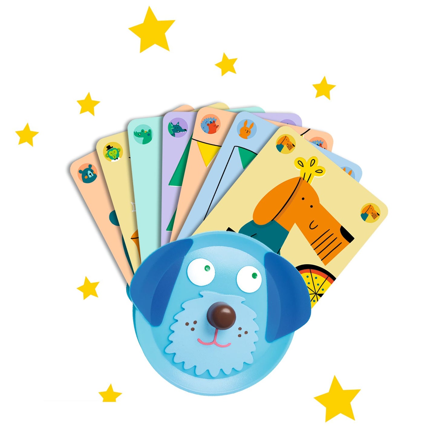 Portacarte Cane - bambino che gioca a carte