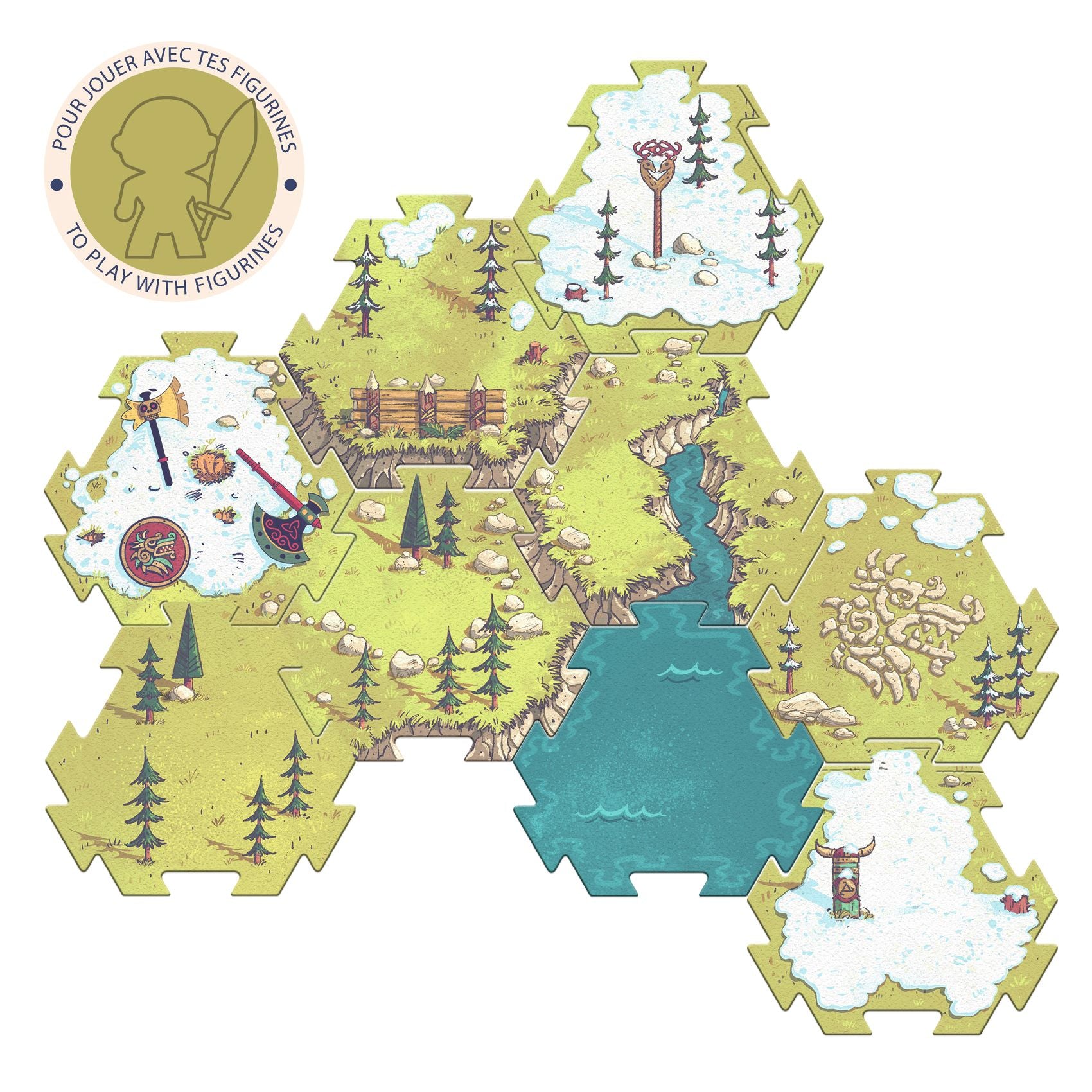 Puzzl'Up Alric Barbarious - dettaglio scenario