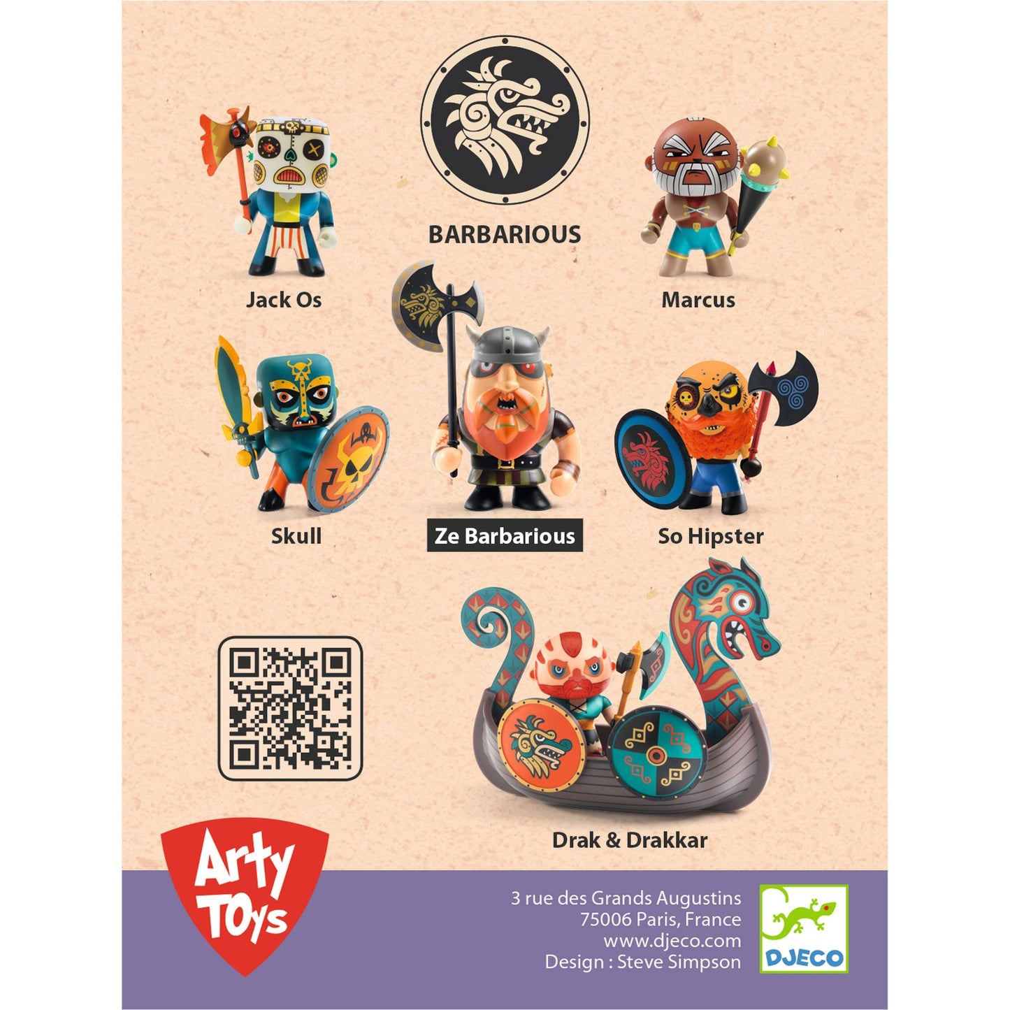 Grognak Arty Toys Djeco - retro confezione