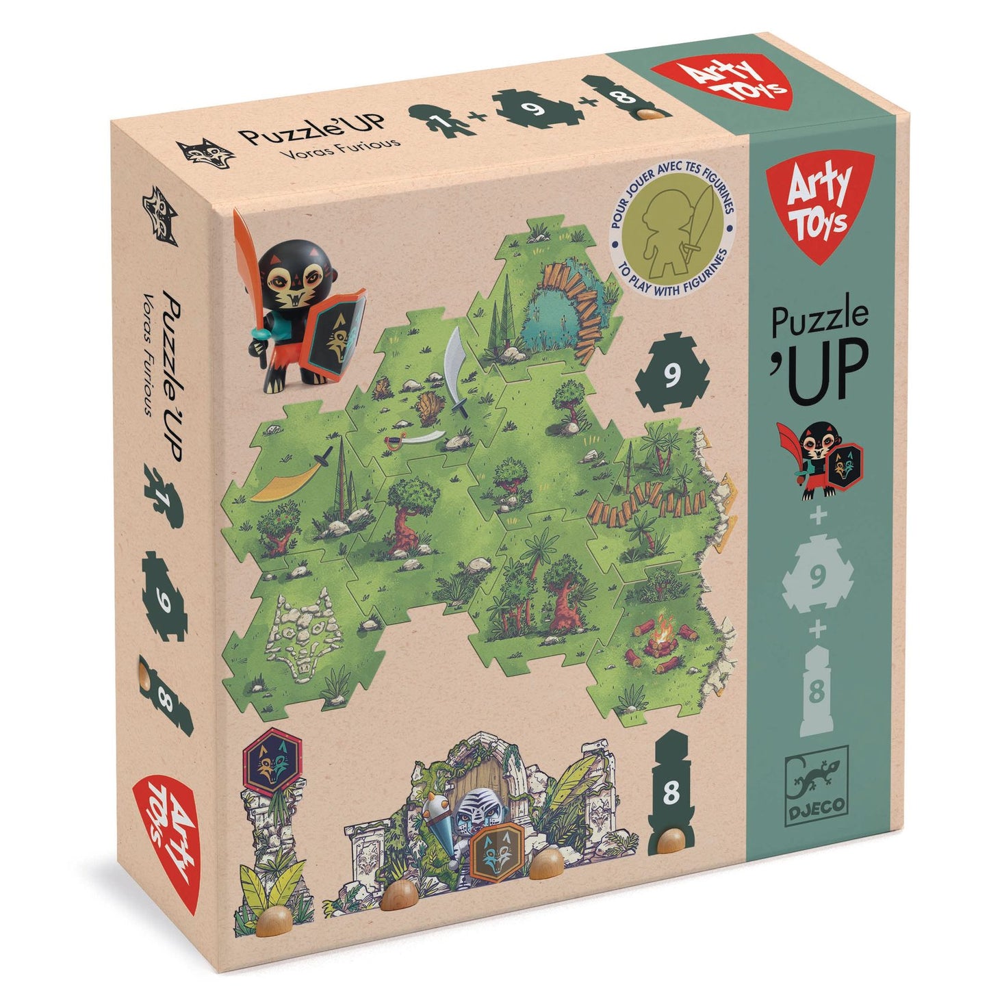 Puzzl'Up Voras Furious Arty Toys Djeco