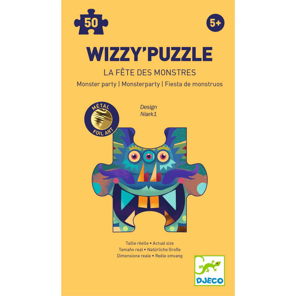Wizzy Puzzle La Festa dei Mostri - retro confezione