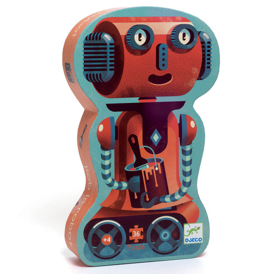 Puzzle silhouette - Bob Le Robot 36 pezzi