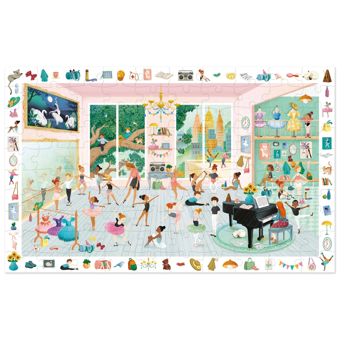 Puzzle Observation Scuola di Danza Djeco - puzzle completo
